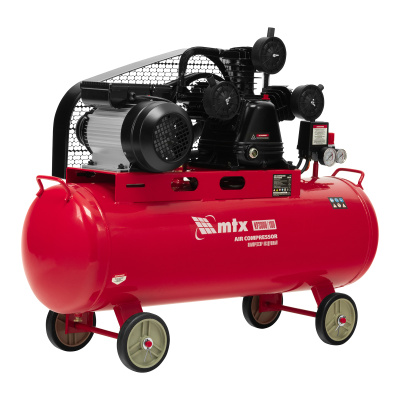 Компрессор воздушный ременный привод КР3000/100  3,0 кВт, 100 литров, 510 л/мин МТХ купить в Москве с доставкой по всей России | ProtosMarket.ru