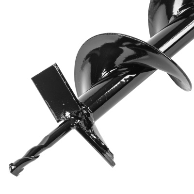 Шнек для грунта E-100, диаметр 100 мм, длина 800 мм,соединение 20 мм, несъемный нож Denzel по ценам производителя в Екатеринбурге с доставкой по всей России