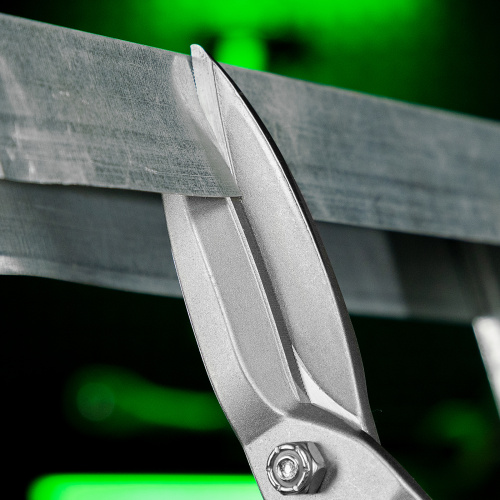 Ножницы по металлу, удлиненные, 285 мм, пряморежущие, двухкомпонентные обрезиненные рукоятки Сибртех по ценам производителя в Екатеринбурге с доставкой по всей России