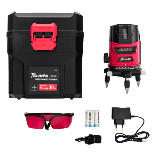 Лазерный уровень CRL-30R, 30 м, красный луч, батарейки, резьба 5/8" MTX по ценам производителя в Екатеринбурге с доставкой по всей России