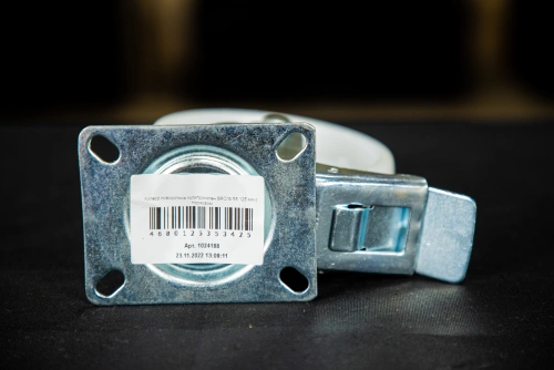 Колесо поворотное полипропилен SRCnb 55 125 мм с тормозом (N) по ценам производителя в Екатеринбурге с доставкой по всей России