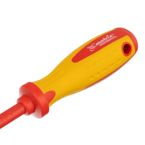 Отвертка Insulated, SL6.5 x 150 мм, CrMo, до 1000 В, двухкомпонентная рукоятка Matrix Professional по ценам производителя в Екатеринбурге с доставкой по всей России