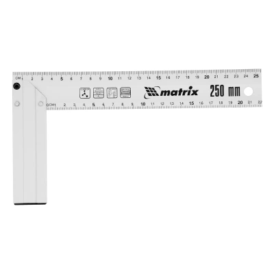 Угольник, 250 мм, алюминиевый, литой Matrix по ценам производителя в Екатеринбурге с доставкой по всей России