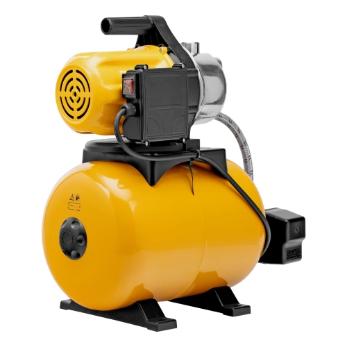 Насосная станция PS800X, 800 Вт, 3200 л/ч, ресивер 24 л, подъем 38 м, нержавейка Denzel по ценам производителя в Екатеринбурге с доставкой по всей России