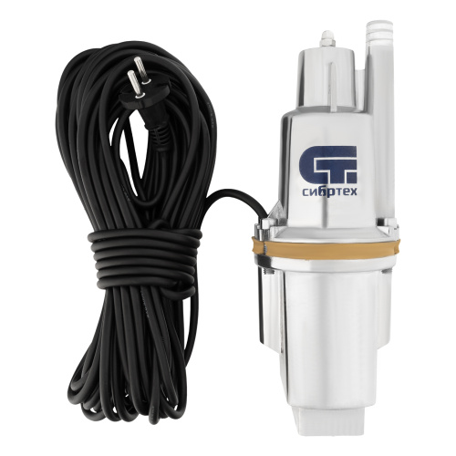 Вибрационный насос СВН300-15, верхний забор, 300 Вт, напор 75 м, 1200 л/ч, кабель 15 м Сибртех по ценам производителя в Екатеринбурге с доставкой по всей России