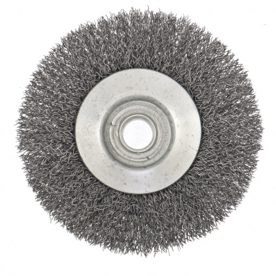 Щетка для УШМ, 100 мм, М14, "тарелка", витая проволока Сибртех по ценам производителя в Екатеринбурге с доставкой по всей России