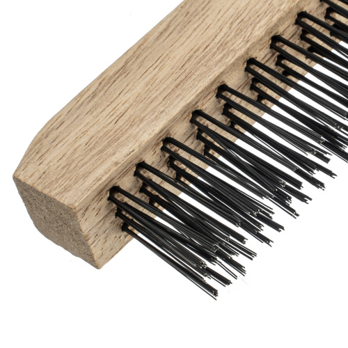 Щетка зачистная трехрядная, закаленная прямая проволока с деревянной ручкой Сибртех по ценам производителя в Екатеринбурге с доставкой по всей России