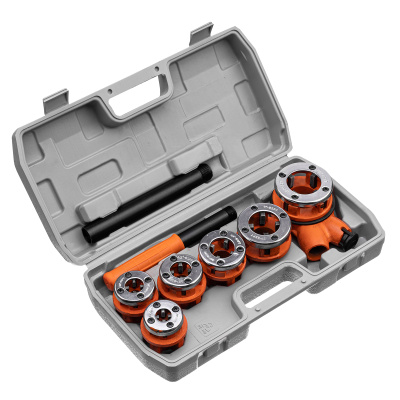 Набор клуппов 1/4-3/8-1/2-3/4-1-1.25", плашкодержатель с трещоткой, 9 предметов Sparta по ценам производителя в Екатеринбурге с доставкой по всей России