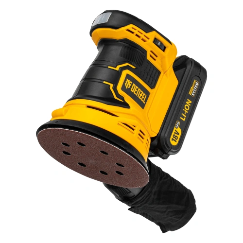 Машина шлифовальная эксцентриковая аккумуляторная COS-125, 18В Li-Ion Denzel по ценам производителя в Екатеринбурге с доставкой по всей России