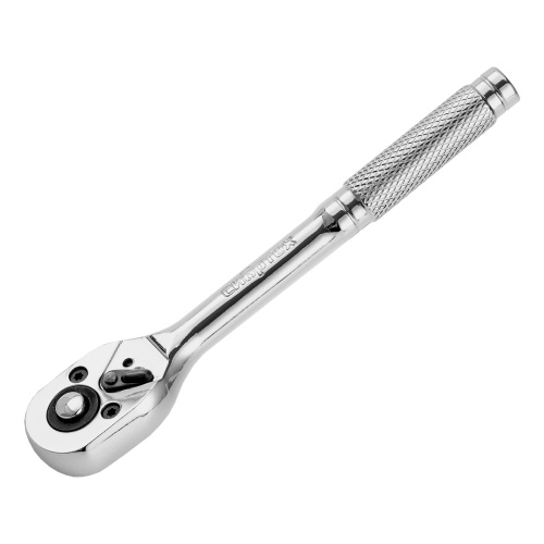 Ключ-трещотка 1/4", 45 зубьев, цельнометаллический, с быстрым сбросом, CrV, хром Сибртех по ценам производителя в Екатеринбурге с доставкой по всей России