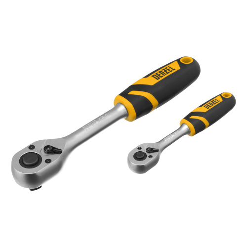 Набор инструментов, 1/2", 1/4", CrV, S2, пластиковый кейс, 84 предмета Denzel по ценам производителя в Екатеринбурге с доставкой по всей России