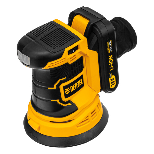 Машина шлифовальная эксцентриковая аккумуляторная COS-125, 18В Li-Ion Denzel по ценам производителя в Екатеринбурге с доставкой по всей России