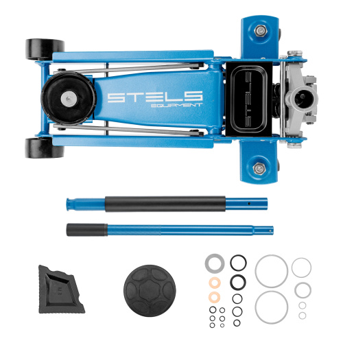 Домкрат гидравлический подкатной, 3 т, 120-450 мм, быстрый подъем, проф. Stels по ценам производителя в Екатеринбурге с доставкой по всей России