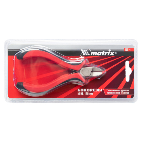 Бокорезы Mini, 130 мм, никелированные, авторазжим, двухкомпонентные рукоятки Matrix по ценам производителя в Екатеринбурге с доставкой по всей России