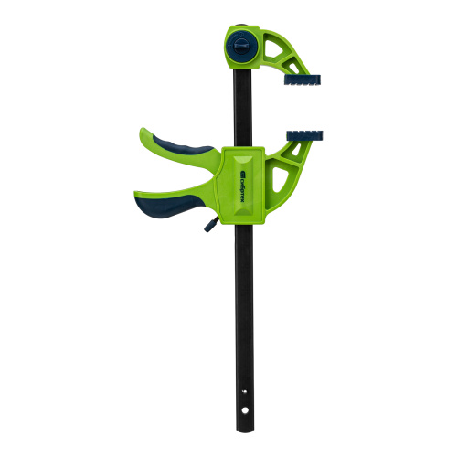 Струбцина F-образная, быстрозажимная, 200 х 70 х 420 мм, пластиковый корпус, фиксатор, двухкомпонентная рукоятка Сибртех по ценам производителя в Екатеринбурге с доставкой по всей России