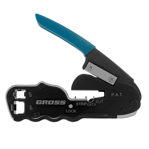 Клещи для обжима телефонных и компьютерных клемм RJ45, 8P и RJ11/12, 6P, компактный размер, CAT5 Gross по ценам производителя в Екатеринбурге с доставкой по всей России