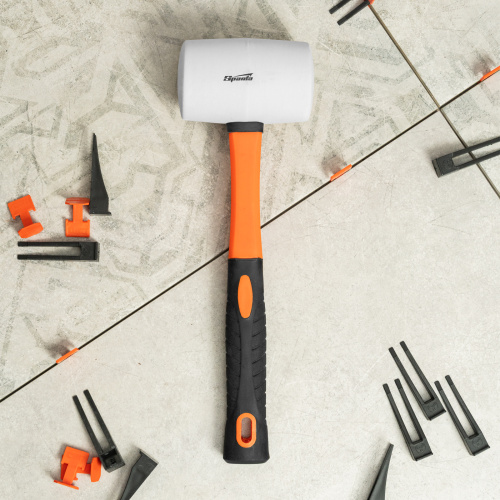 Киянка резиновая, 680 г, белая резина, фибергласовая рукоятка Sparta по ценам производителя в Екатеринбурге с доставкой по всей России