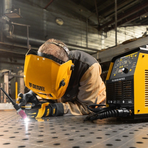 Аппарат инвертор. аргонодуговой сварки ITIG-200 ACDC Mix Pulse, 200 А, ПВ 60% Denzel по ценам производителя в Екатеринбурге с доставкой по всей России