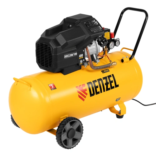 Компрессор воздушный DKV2200/100, Х-PRO 2.2 кВт, 400 л/мин, 100л Denzel по ценам производителя в Екатеринбурге с доставкой по всей России