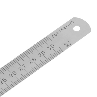 Линейка измерительная, 300 мм, металлическая по ценам производителя в Екатеринбурге с доставкой по всей России