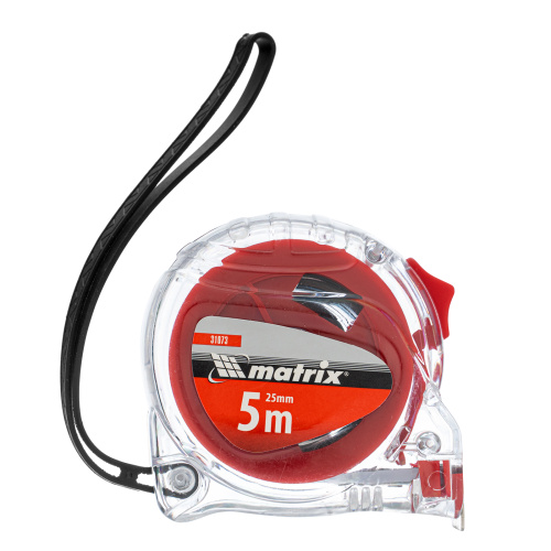 Рулетка Crystal,5 м х 25 мм,корпус из поликарбоната Matrix по ценам производителя в Екатеринбурге с доставкой по всей России