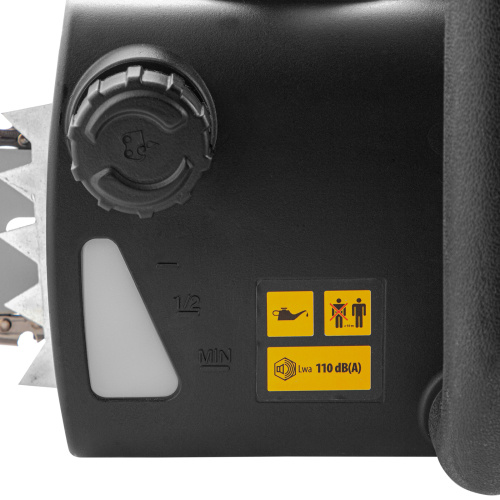 Пила цепная электрическая EDS-2200, 2.2 кВт,продольная, шина 45 см, шаг 3/8, паз 1.3 мм, 62 звена Denzel по ценам производителя в Екатеринбурге с доставкой по всей России