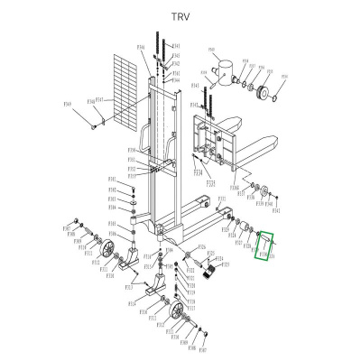 Ось подвильного ролика для TRV по ценам производителя в Екатеринбурге с доставкой по всей России