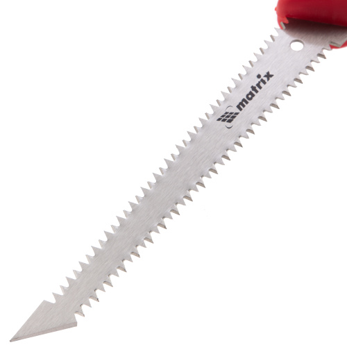 Ножовка по гипсокартону, 180 мм, две рабочие кромки полотна, двухкомпонентная рукоятка Matrix по ценам производителя в Екатеринбурге с доставкой по всей России