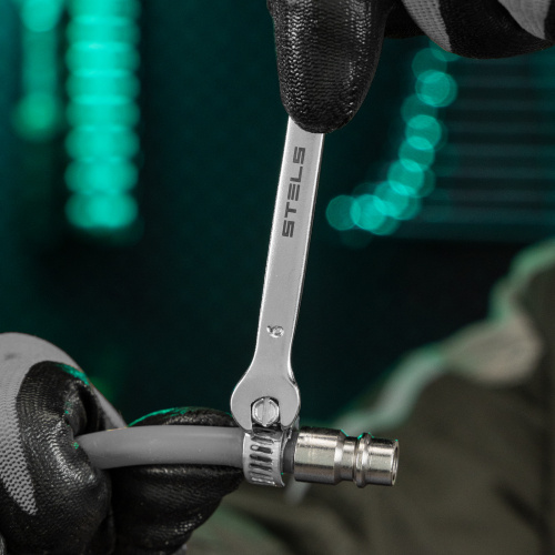 Ключ комбинированный, 6 мм, CrV, матовый хром Stels по ценам производителя в Екатеринбурге с доставкой по всей России