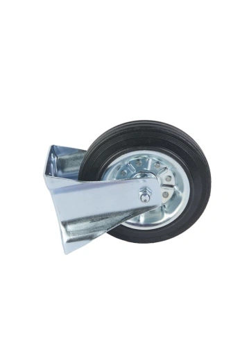 Колесо неповоротное усиленное резина FRC 80 200 мм по ценам производителя в Екатеринбурге с доставкой по всей России