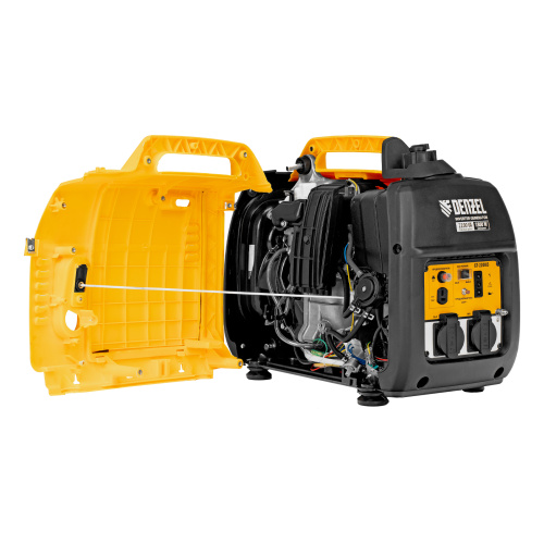 Генератор инверторный GT-2200iS, 2.2 кВт, 230 В, бак 4 л, закрытый корпус, ручной старт Denzel по ценам производителя в Екатеринбурге с доставкой по всей России