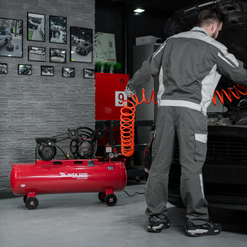 Компрессор воздушный ременный привод КР2500/80, 2,5 кВт, 80 литров, 420 л/мин МТХ по ценам производителя в Екатеринбурге с доставкой по всей России