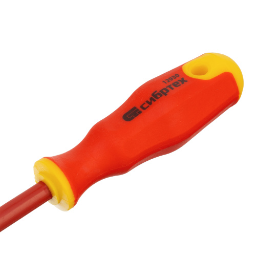 Отвертка диэлектрическая PH1 х 80 мм, CrV, до 1000 В, двухкомпонентная рукоятка Сибртех по ценам производителя в Екатеринбурге с доставкой по всей России