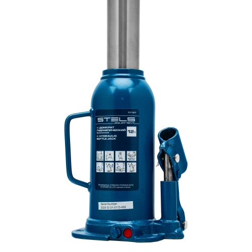 Домкрат гидравлический бутылочный, 12 т, h подъема 227-457 мм Stels по ценам производителя в Екатеринбурге с доставкой по всей России