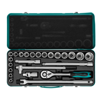 Набор торцевых головок с трещоткой 1/2", 24 предмета Stels по ценам производителя в Екатеринбурге с доставкой по всей России