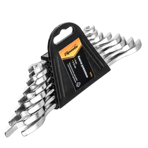 Набор ключей рожковых, 6 х 22 мм, 8 шт, хромированные Sparta по ценам производителя в Екатеринбурге с доставкой по всей России