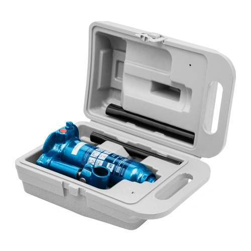 Домкрат гидравлический бутылочный, 2 т, h подъема 178-338 мм, в пластиковом кейсе Stels по ценам производителя в Екатеринбурге с доставкой по всей России