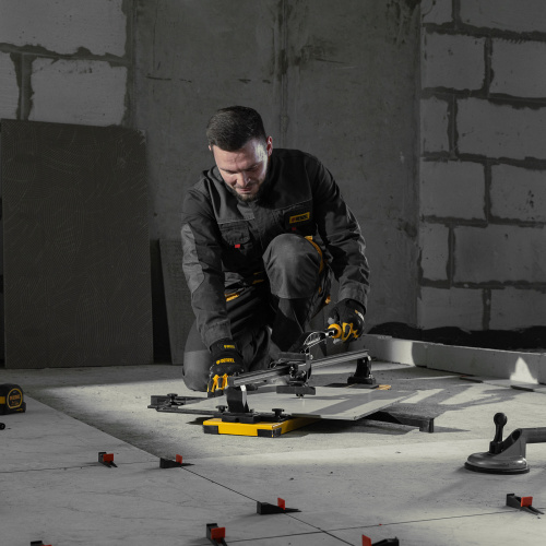 Плиткорез рельсовый 800х16мм, каретка на подш., стальная станина, усил. рукоятка-пенал Denzel по ценам производителя в Екатеринбурге с доставкой по всей России