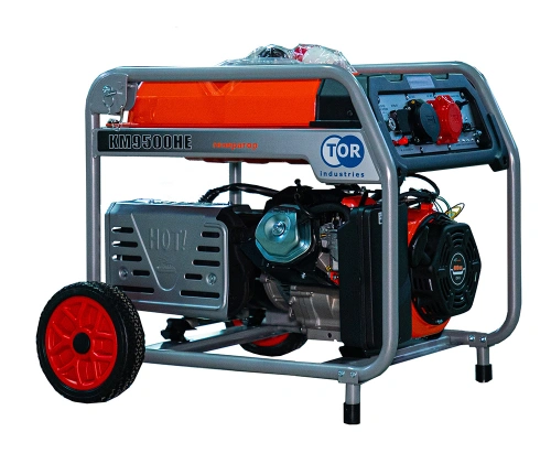 Генератор бензиновый 7,0 кВт 220В/380В с электростартером TOR KM9500HE по ценам производителя в Екатеринбурге с доставкой по всей России