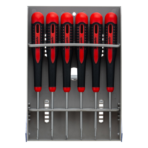 Набор отверток для точных работ Fusion, двухкомпонентная рукоятка, 6 шт, в пластиковом пенале Matrix по ценам производителя в Екатеринбурге с доставкой по всей России