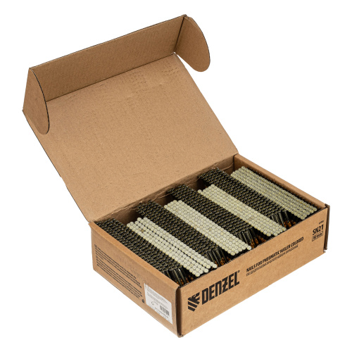 Гвозди для пнев. нейлера (крашен.) длина - 90 мм, диам. - 3,05 мм, 2000 шт. Denzel по ценам производителя в Екатеринбурге с доставкой по всей России