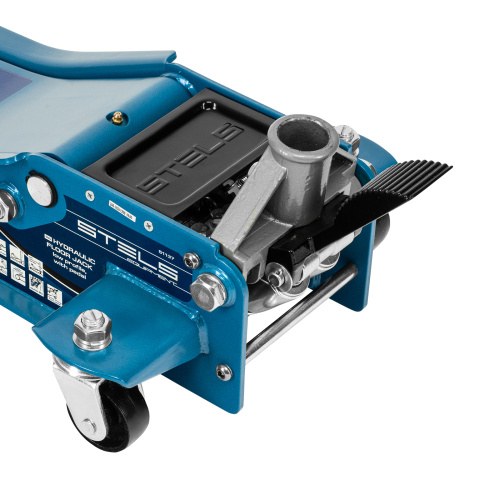 Домкрат гидравлический подкатной 3 т, быстрый подъем, Low profile quick lift, 75-505 мм, профессиональный STELS по ценам производителя в Екатеринбурге с доставкой по всей России