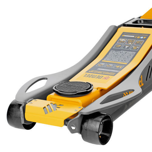 Домкрат гидравлический подкатной, 3,8 т, 110-580 мм, быстрый подъем, низкий подхват, проф. Denzel по ценам производителя в Екатеринбурге с доставкой по всей России