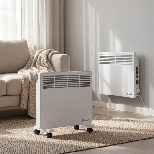 Конвектор электрический КМ-1000.1, 230 В, 1000 Вт, X-образный нагреватель, колеса, термостат MTX по ценам производителя в Екатеринбурге с доставкой по всей России