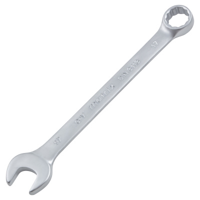 Набор ключей комбинированных, 8-19 мм, 8 шт, CrV, матовый хром Matrix по ценам производителя в Екатеринбурге с доставкой по всей России