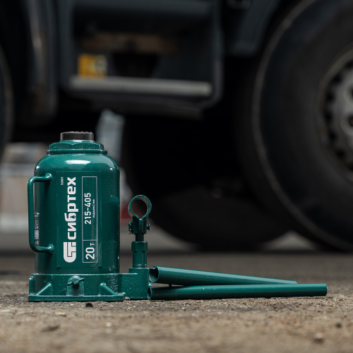 Домкрат гидравлический бутылочный, 20 т, 215-405 мм Сибртех по ценам производителя в Екатеринбурге с доставкой по всей России