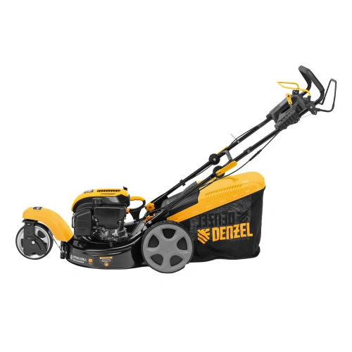 Бензиновая газонокосилка GLT-460SP-T, Trike 149 см3, 46 см, привод, панель, 60л Denzel по ценам производителя в Екатеринбурге с доставкой по всей России