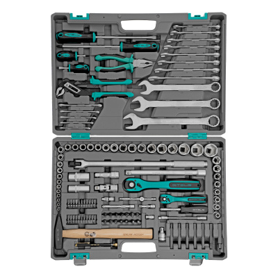 Набор инструментов, 1/4", 1/2", Cr-V, S2, усиленный кейс, 119 предметов Stels по ценам производителя в Екатеринбурге с доставкой по всей России