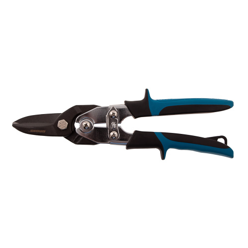 Ножницы по металлу"Piranha"усиленные, 255 мм, прямой рез, сталь СrMo, двухкомпонентные рукоятки Gross по ценам производителя в Екатеринбурге с доставкой по всей России