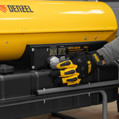 Дизельная тепловая пушка DHG-50, 50 кВт, 1100 м3/ч, прямой нагрев Denzel по ценам производителя в Екатеринбурге с доставкой по всей России